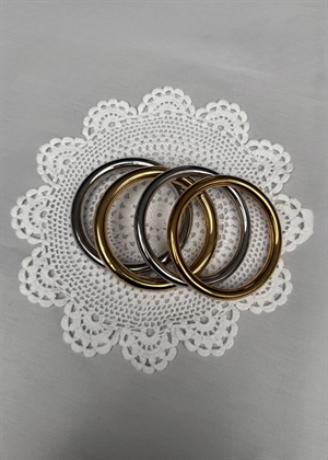 Ray bangle 10mm Forgyldt Pico 